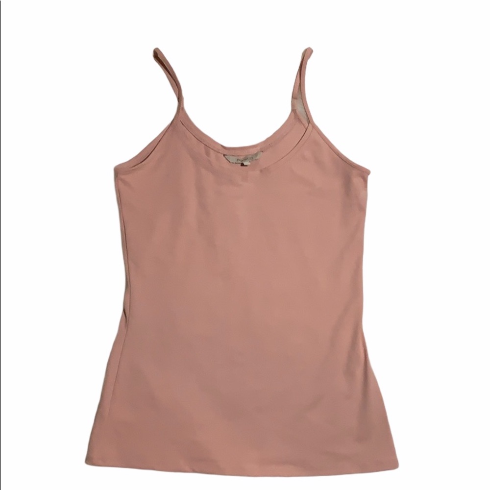 RW &co  blush pink adjustable strap tank top